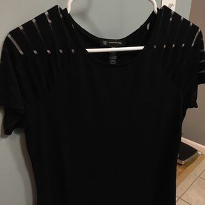 INC International Concepts Illusion-sleeve T-shirt